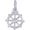 Ship Wheel Charm White Gold - 10-8270