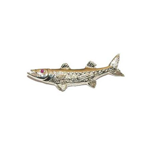 Silver Barracuda Pendant - 121
