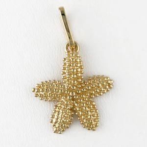 Silver Bumpy Starfish Medium Pendant - 215