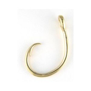 Silver Circle Hook Pendant - 346