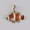 Silver Clown Fish Pendant - 255 E