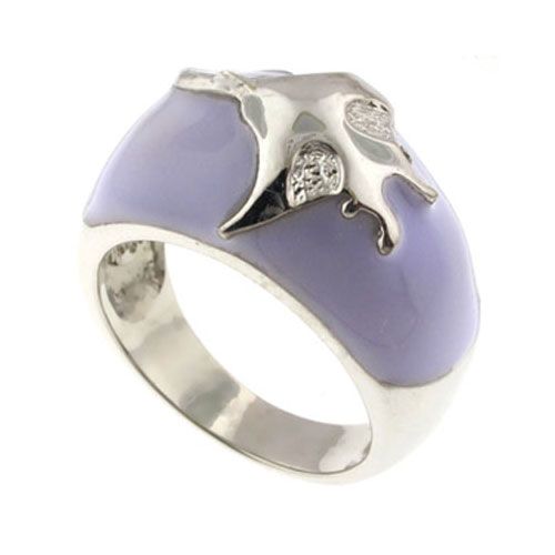Silver Cocktail Ring with Manta - 784m
