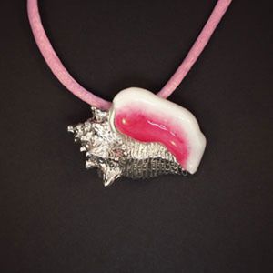 Silver Conch Pendant - 414 E