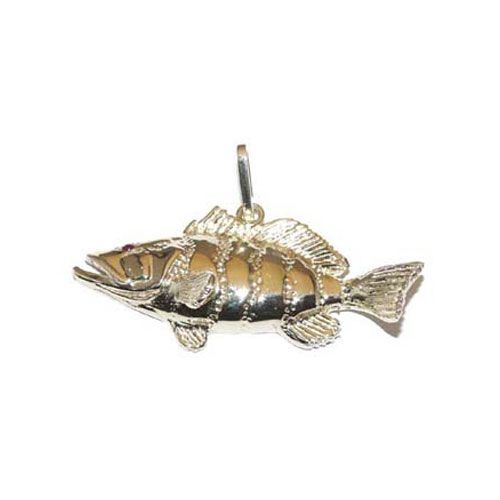Silver Grouper Pendant - 107
