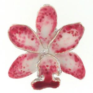 Silver Large Orchid Pendant - 373 E