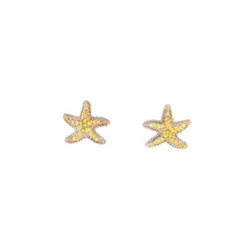 Silver Luxe Starfish Earrings - 621 S