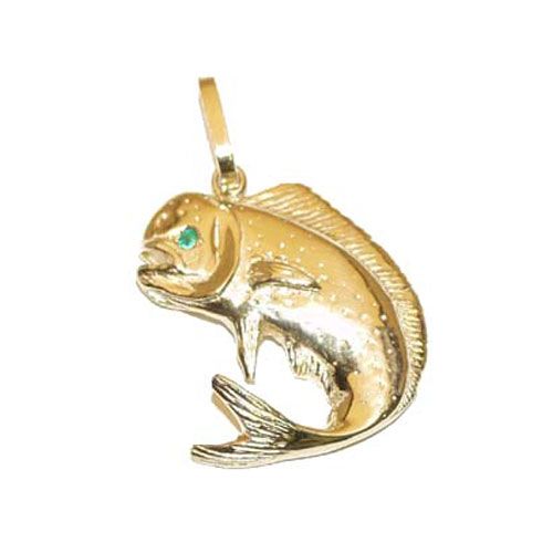 Silver Mahi Hollow Pendant - 136