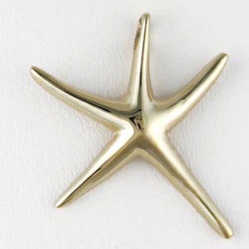 Silver Medium Spider Starfish Pendant - 211