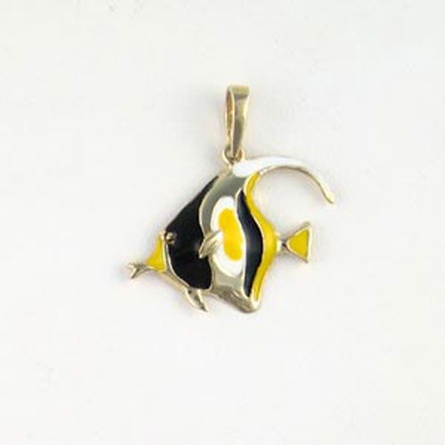 Silver Moor Fish Pendant - 254 E
