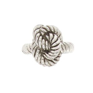 Silver Oysterman Knot Ring - 786