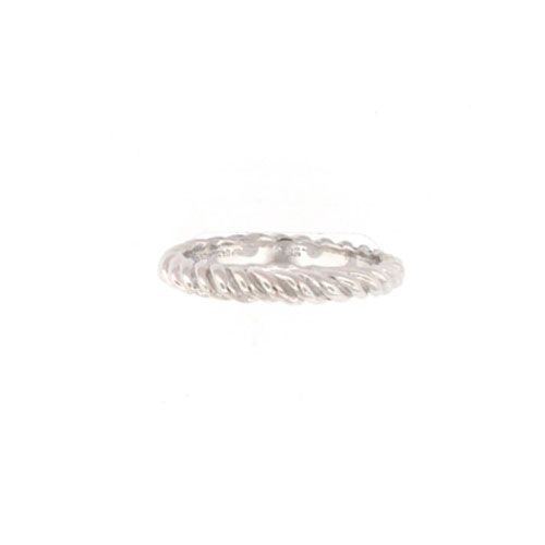 Silver Rope 3mm Stackable Ring - 794 R