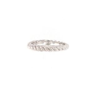Silver Rope 3mm Stackable Ring - 794 R