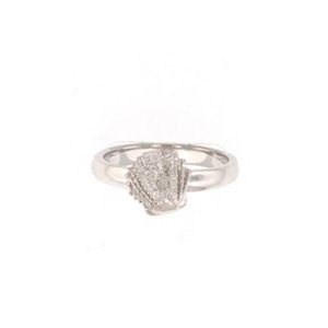 Silver Scallop 3mm Stackable Ring - 794 C