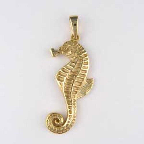 Silver Seahorse Pendant - 209