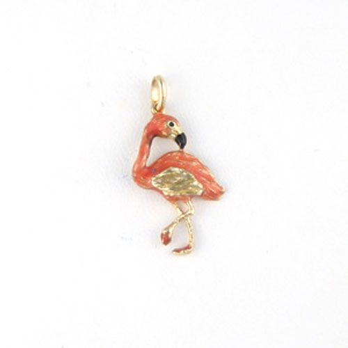 Silver Small Flamingo Pendant - 285 E