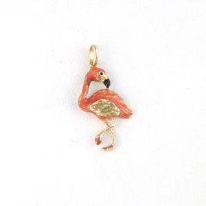 Silver Small Flamingo Pendant - 285 E