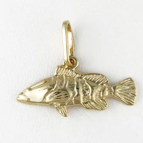 Silver Small Grouper Pendant - 233