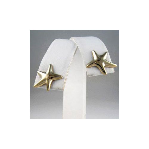 Silver Small Star Earrings - 654