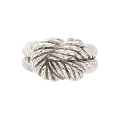 Silver Square Knot Ring - 789