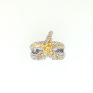 Silver Tiny Luxe Starfish Ring - 793 S