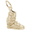 Ski Boot Charm 10K Gold - 10-6428