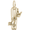 Skis Charm Gold Plated - 10-0709
