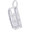 Sled Charm White Gold - 10-1674