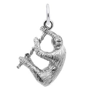 Sloth Charm  - 14K White Gold  - 10-1009-0-14KW