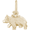 Small Black Bear Charm 14K Gold - 10-2424