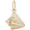Small Conch Shell Charm Gold Plated - 10-0626