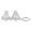 Small Golden Gate Bridge Charm - 14K White Gold - 10-6193-wg
