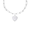 Small Heart Necklace Set - Sterling Silver - 29-8420-310-SS