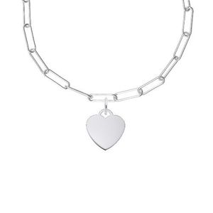 Small Heart Necklace Set - Sterling Silver - 29-8420-310-SS
