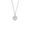 Small Paw Print Necklace Set - Sterling Silver - 29-5664-87-SS