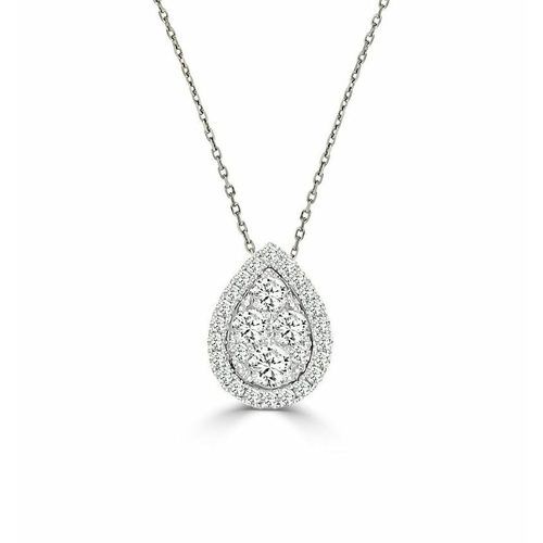 Small Pear Shape Firenze II Diamond Pendant