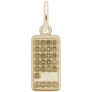 Smartphone Charm Gold Plated - 10-1871