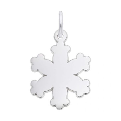 Snowflake Charm - 14K White Gold - 10-1869-wg