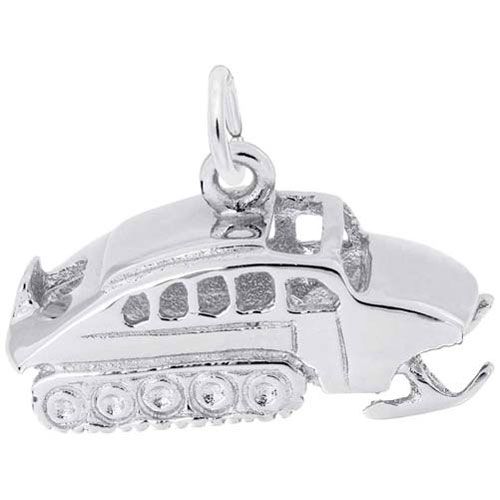 Snow Cat Charm 14K While Gold - 10-2187-0-14KW