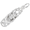 Snow Shoe Charm White Gold - 10-3066