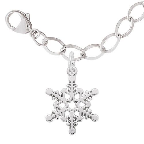 Snowflake Bracelet Set - Sterling Silver  - 27-7816-118-SS