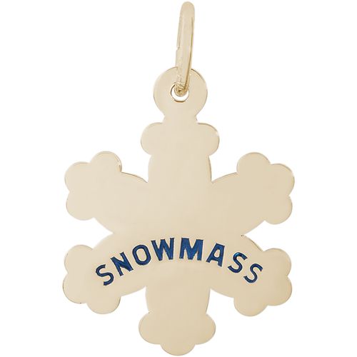Snowmass Snowflakes Charm - 10K Gold