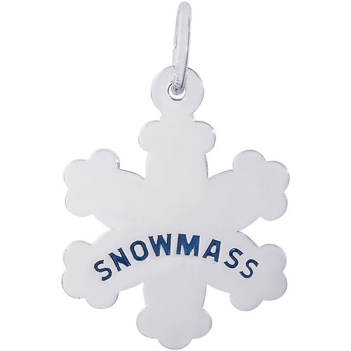 Snowmass Snowflakes Charm - Sterling Silver
