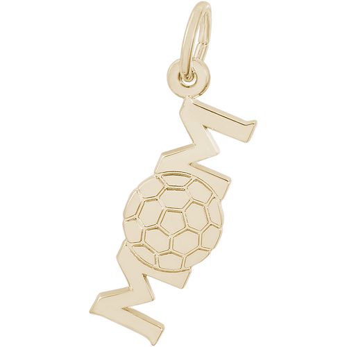 Soccer Mom Charm - Gold Plated - 10-1792-gp
