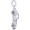 Sports Car Charm White Gold - 10-4090