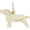 Springer Spaniel Dog Charm Gold Plated - 10-0271