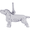 Springer Spaniel Dog Charm Silver - 10-0271