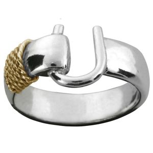 Ss/14k 6mm Carib Hook Ring 13 - RC6HK13