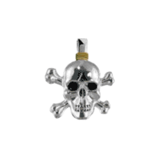 SS/14k Gold Pirate Small Charms & Pendants  - PCPIRSM