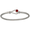 Ss 3.5mm Unity Garnet Cable Bracelet 6.5 Inch - CBLS35UNYG65