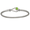 Ss 3.5mm Unity Peridot Cable Bracelet 6.5 Inch - CBLS35UNYP65